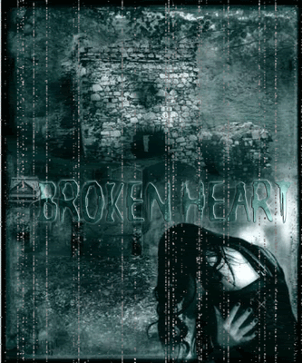 Gif animé gothique broken heart